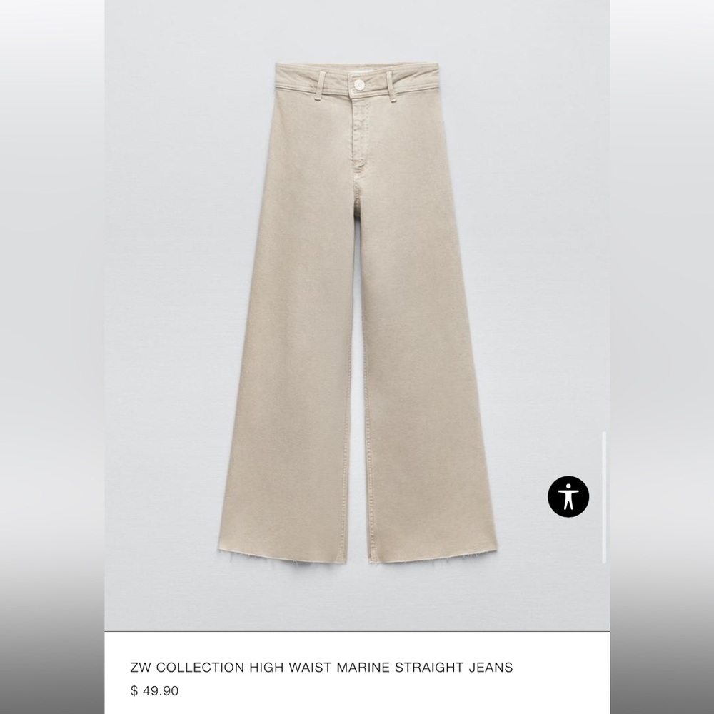 Zara Marine Straight Jeans